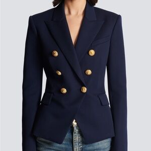 Balmain Wool double-breasted jacket